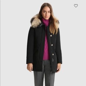 Woolrich Luxury Arctic Parka with removable raccoon fur